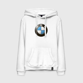 Мужская толстовка хлопок с принтом BMW в Санкт-Петербурге, френч-терри, мягкий теплый начес внутри (100% хлопок) | карман-кенгуру, эластичные манжеты и нижняя кромка, капюшон с подкладом и шнурком | bmw | logo | бмв | логотип бмв