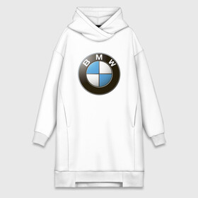 Платье-худи хлопок с принтом BMW в Санкт-Петербурге,  |  | bmw | logo | бмв | логотип бмв