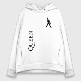 Женское худи Oversize хлопок с принтом Queen в Санкт-Петербурге, френч-терри — 70% хлопок, 30% полиэстер. Мягкий теплый начес внутри —100% хлопок | боковые карманы, эластичные манжеты и нижняя кромка, капюшон на магнитной кнопке | paul rodgers | queen | quen | брайан мэй | глэм | группа | джон дикон | квин | королева | куин | меркури | меркьюри | мэркури | поп | роджер тейлор | рок | фредди | фреди | хард | хардрок