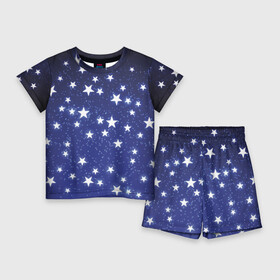 Детский костюм с шортами 3D с принтом Stars в Санкт-Петербурге,  |  | earth | nasa | space | star | вселенная | галактика | земля | космонавт | космос | луна | метеорит | наса | небо | ночь | планета | полёт