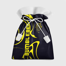 Подарочный 3D мешок с принтом Бамблби в Санкт-Петербурге, 100% полиэстер | Размер: 29*39 см | Тематика изображения на принте: bumblebee | бамблби | герой | камаро | прайм | трансформеры | фильм | шевроле