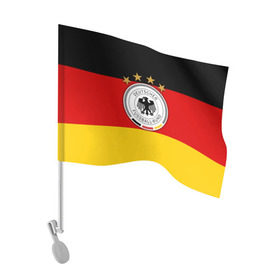 Флаг для автомобиля с принтом Сборная Германии флаг в Санкт-Петербурге, 100% полиэстер | Размер: 30*21 см | германия | европы | мира | чемпионат | чм