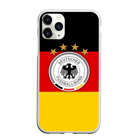 Чехол для iPhone 11 Pro матовый с принтом Сборная Германии флаг в Санкт-Петербурге, Силикон |  | германия | европы | мира | чемпионат | чм