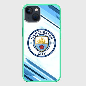 Чехол для iPhone 13 с принтом Manchester city в Санкт-Петербурге,  |  | football | soccer | манчестер