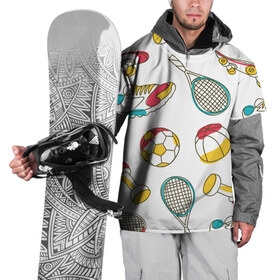Накидка на куртку 3D с принтом Спорт в Санкт-Петербурге, 100% полиэстер |  | basketball | football | sport | tennis | атлет | бадминтон | баскетбол | боулинг | здоровье | игрок | лучший | победа | спорт | спортсмен | теннис | футбол | хоккей | чемпион | штанга