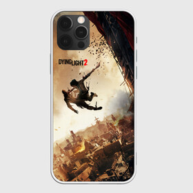 Чехол для iPhone 12 Pro с принтом Dying Light 2 в Санкт-Петербурге, силикон | область печати: задняя сторона чехла, без боковых панелей | Тематика изображения на принте: dying | game | horror | light | апокалипсис | зомби | игра | мертвецы | монстр | паркур | ужас | хоррор