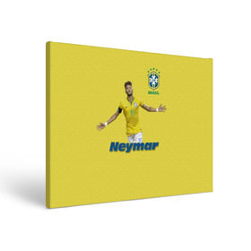 Холст прямоугольный с принтом Неймар в Санкт-Петербурге, 100% ПВХ |  | neymar | неймар | сборная бразилии | футбол