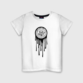 Детская футболка хлопок с принтом Ramones в Санкт-Петербурге, 100% хлопок | круглый вырез горловины, полуприлегающий силуэт, длина до линии бедер | Тематика изображения на принте: 