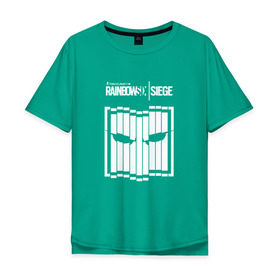 Мужская футболка хлопок Oversize с принтом Rainbow Six | Siege (Vigil) в Санкт-Петербурге, 100% хлопок | свободный крой, круглый ворот, “спинка” длиннее передней части | 