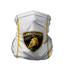 Бандана-труба 3D с принтом LAMBORGHINI BRAND SPORT в Санкт-Петербурге, 100% полиэстер, ткань с особыми свойствами — Activecool | плотность 150‒180 г/м2; хорошо тянется, но сохраняет форму | auto | lamborghini | sport | авто | автомобиль | автомобильные | бренд | ламборджини | лого | логотип | марка | спорт