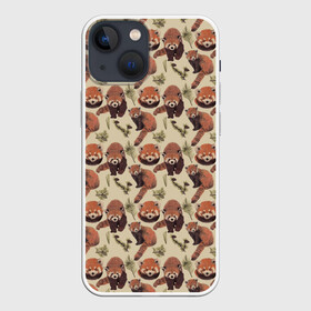 Чехол для iPhone 13 mini с принтом Red panda в Санкт-Петербурге,  |  | panda | red panda | small panda | животные | красная панда | лес | панда