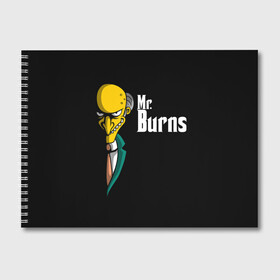 Альбом для рисования с принтом Mr Burns (Simpsons) в Санкт-Петербурге, 100% бумага
 | матовая бумага, плотность 200 мг. | burns | mr | mr. burns | simpsons | мистер бернс | симпсоны