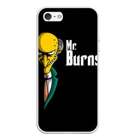 Чехол для iPhone 5/5S матовый с принтом Mr Burns (Simpsons) в Санкт-Петербурге, Силикон | Область печати: задняя сторона чехла, без боковых панелей | burns | mr | mr. burns | simpsons | мистер бернс | симпсоны