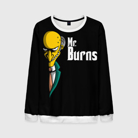 Мужской свитшот 3D с принтом Mr. Burns (Simpsons) в Санкт-Петербурге, 100% полиэстер с мягким внутренним слоем | круглый вырез горловины, мягкая резинка на манжетах и поясе, свободная посадка по фигуре | burns | mr | mr. burns | simpsons | мистер бернс | симпсоны