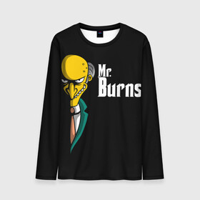 Мужской лонгслив 3D с принтом Mr. Burns (Simpsons) в Санкт-Петербурге, 100% полиэстер | длинные рукава, круглый вырез горловины, полуприлегающий силуэт | burns | mr | mr. burns | simpsons | мистер бернс | симпсоны