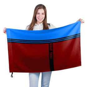 Флаг 3D с принтом Muay Thai в Санкт-Петербурге, 100% полиэстер | плотность ткани — 95 г/м2, размер — 67 х 109 см. Принт наносится с одной стороны | muay thai | muaythai | sport | бокс | боксер | борьба | кикбоксинг | линии | май | муай тай | надпись | полосы | символ | состязание | спорт | спортсмен | тай | тайбоксер | тайский | флаг