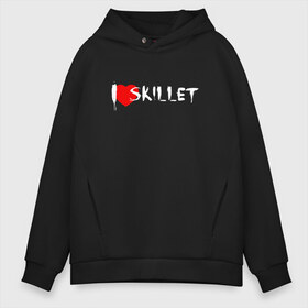 Мужское худи Oversize хлопок с принтом I love Skillet в Санкт-Петербурге, френч-терри — 70% хлопок, 30% полиэстер. Мягкий теплый начес внутри —100% хлопок | боковые карманы, эластичные манжеты и нижняя кромка, капюшон на магнитной кнопке | Тематика изображения на принте: skilet | skillet | альтернативный | гранж | группа | джен леджер | джон купер | индастриал | кори купер | метал | ню | пост | рок | сет моррисон | симфоник | скилет | хард | христианский