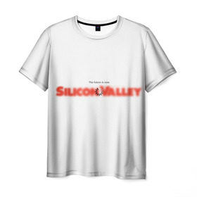 Мужская футболка 3D с принтом Кремниевая долина в Санкт-Петербурге, 100% полиэфир | прямой крой, круглый вырез горловины, длина до линии бедер | Тематика изображения на принте: 