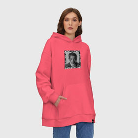 Худи SuperOversize хлопок с принтом XXXTentacion Love в Санкт-Петербурге, 70% хлопок, 30% полиэстер, мягкий начес внутри | карман-кенгуру, эластичная резинка на манжетах и по нижней кромке, двухслойный капюшон
 | art | rap | tentacion | xxx | xxxtentacion