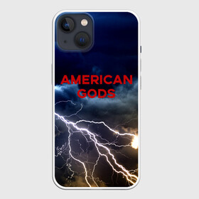 Чехол для iPhone 13 с принтом American Gods в Санкт-Петербурге,  |  | american gods | omg | американские боги | джиллиан андерсон | иэн макшейн | пабло шрайбер | фантастика | эмили браунинг