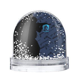 Снежный шар с принтом TEAM LIQUID E-SPORT CS GO в Санкт-Петербурге, Пластик | Изображение внутри шара печатается на глянцевой фотобумаге с двух сторон | 2019 | blue | cs go | cybersport | esport | liquid | logo | pro league | team | team liquid | киберспорт | логотип | тим ликвид | фирменные цвета