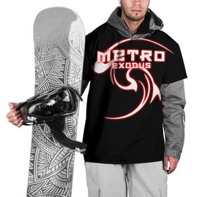 Накидка на куртку 3D с принтом Metro Exodus в Санкт-Петербурге, 100% полиэстер |  | Тематика изображения на принте: 