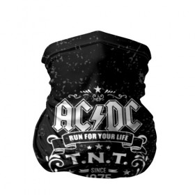 Бандана-труба 3D с принтом AC/DC run for your life в Санкт-Петербурге, 100% полиэстер, ткань с особыми свойствами — Activecool | плотность 150‒180 г/м2; хорошо тянется, но сохраняет форму | ac dc | acdc | acdc ас дс | австралийская | ангус янг | асдс | блюз | группа | крис слэйд | метал | молния | музыка | музыканты | певцы | рок | рок н ролл | стиви янг | хард | хардрок | эксл роуз