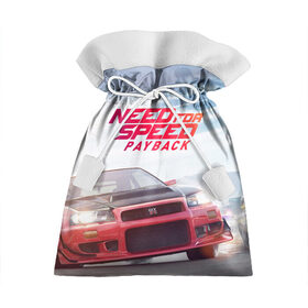Подарочный 3D мешок с принтом Need for Speed: Payback в Санкт-Петербурге, 100% полиэстер | Размер: 29*39 см | Тематика изображения на принте: авто | аркада | гонки | жажда | машины | мода | популярные | расплата | скорости