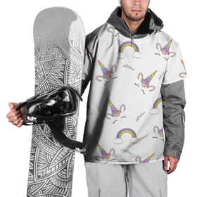Накидка на куртку 3D с принтом Just belive в Санкт-Петербурге, 100% полиэстер |  | belive | unicorn | unicorns | верь | единорог | единороги | облака | просто верь | радуга