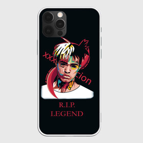 Чехол для iPhone 12 Pro с принтом XXXTentacion / RIP Legend 2 в Санкт-Петербурге, силикон | область печати: задняя сторона чехла, без боковых панелей | legend | r.i.p. | rap | rip | tentacion | xxxtentacion | джасей онфрой | икс | легенда | покойся с миром | рэп | тентаньсьен | тентасьён | тентасьон | экс