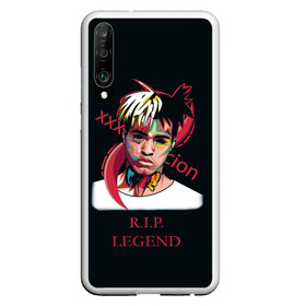 Чехол для Honor P30 с принтом XXXTentacion RIP Legend 2 в Санкт-Петербурге, Силикон | Область печати: задняя сторона чехла, без боковых панелей | legend | r.i.p. | rap | rip | tentacion | xxxtentacion | джасей онфрой | икс | легенда | покойся с миром | рэп | тентаньсьен | тентасьён | тентасьон | экс