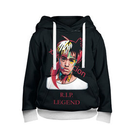 Детская толстовка 3D с принтом XXXTentacion / RIP Legend 2 в Санкт-Петербурге, 100% полиэстер | двухслойный капюшон со шнурком для регулировки, мягкие манжеты на рукавах и по низу толстовки, спереди карман-кенгуру с мягким внутренним слоем | legend | r.i.p. | rap | rip | tentacion | xxxtentacion | джасей онфрой | икс | легенда | покойся с миром | рэп | тентаньсьен | тентасьён | тентасьон | экс