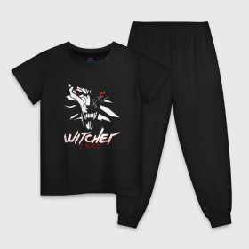 Детская пижама хлопок с принтом WITCHER 2077 (ВЕДЬМАК 2077) в Санкт-Петербурге, 100% хлопок |  брюки и футболка прямого кроя, без карманов, на брюках мягкая резинка на поясе и по низу штанин
 | 2019 | cd project red | cyberpunk 2077 | future | hack | samurai | sci fi | the witcher | witcher 2077 | андроиды | безумие | будущее | ведьмак 2077 | киберпанк 2077 | логотип | роботы | самураи | фантастика | цифры