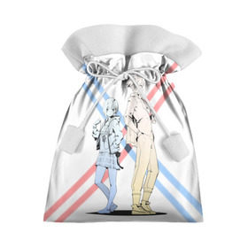 Подарочный 3D мешок с принтом Darling in the Franxx в Санкт-Петербурге, 100% полиэстер | Размер: 29*39 см | darling | darling in the franxx | franxx | goro | ichigo | милый | милый во франкcе | франкс