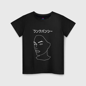 Детская футболка хлопок с принтом MIRRORS Sad Japanese Aesthetic в Санкт-Петербурге, 100% хлопок | круглый вырез горловины, полуприлегающий силуэт, длина до линии бедер | 