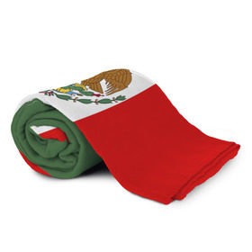 Плед 3D с принтом Мексика Чемпионат Мира в Санкт-Петербурге, 100% полиэстер | закругленные углы, все края обработаны. Ткань не мнется и не растягивается | Тематика изображения на принте: mexico | бразилия | мексика | сборная мексики | футбол | чемпионат мира