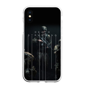 Чехол для iPhone XS Max матовый с принтом DEATH STRANDING в Санкт-Петербурге, Силикон | Область печати: задняя сторона чехла, без боковых панелей | hideo kojima | hilermo del toro | kojima productions | norman reedus | бурят гений | гильермо дель торо | леа сейду | лея | мадс миккельсен | норман ридус | хидео кодзима