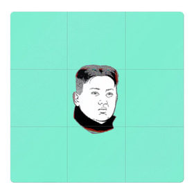 Магнитный плакат 3Х3 с принтом Ким чен ын в Санкт-Петербурге, Полимерный материал с магнитным слоем | 9 деталей размером 9*9 см | 