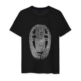 Мужская футболка хлопок с принтом Безликий в Санкт-Петербурге, 100% хлопок | прямой крой, круглый вырез горловины, длина до линии бедер, слегка спущенное плечо. | spirited away | миядзаки | хаяо