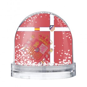 Водяной шар с принтом Atletico Madrid - форма в Санкт-Петербурге, Пластик | Изображение внутри шара печатается на глянцевой фотобумаге с двух сторон | 