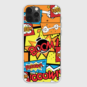 Чехол для iPhone 12 Pro Max с принтом Boom Pop Art в Санкт-Петербурге, Силикон |  | Тематика изображения на принте: pop art | style | безумство | комикс | лейблы | микс | поп арт | яркие | яркое | яркости