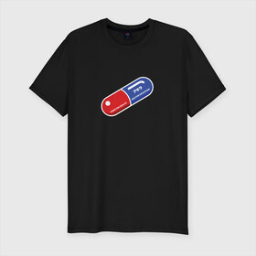 Мужская футболка премиум с принтом Good for health в Санкт-Петербурге, 92% хлопок, 8% лайкра | приталенный силуэт, круглый вырез ворота, длина до линии бедра, короткий рукав | akira | anime | good for health