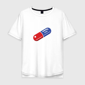 Мужская футболка хлопок Oversize с принтом Good for health в Санкт-Петербурге, 100% хлопок | свободный крой, круглый ворот, “спинка” длиннее передней части | akira | anime | good for health