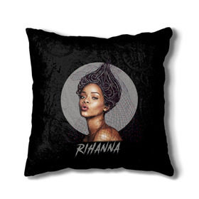 Подушка 3D с принтом Rihanna в Санкт-Петербурге, наволочка – 100% полиэстер, наполнитель – холлофайбер (легкий наполнитель, не вызывает аллергию). | состоит из подушки и наволочки. Наволочка на молнии, легко снимается для стирки | Тематика изображения на принте: rihanna | риана | рианна