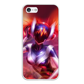 Чехол для iPhone 5/5S матовый с принтом DJ Sona League of Legends в Санкт-Петербурге, Силикон | Область печати: задняя сторона чехла, без боковых панелей | lol | moba | riot games | воин | лига легенд | маг | поддержка | стратегия | стрелок | танк | чемпион