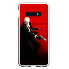 Чехол для Samsung S10E с принтом Hitman_3 в Санкт-Петербурге, Силикон | Область печати: задняя сторона чехла, без боковых панелей | hitman | хитман | хитмэн