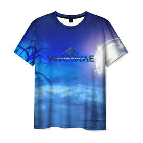 Мужская футболка 3D с принтом WARFRAME в Санкт-Петербурге, 100% полиэфир | прямой крой, круглый вырез горловины, длина до линии бедер | 2019 | fortuna | stalker | warframe | варфрейм | сталкер | тэнно