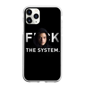 Чехол для iPhone 11 Pro Max матовый с принтом F*ck The System Mr Robot в Санкт-Петербурге, Силикон |  | society | system | систему