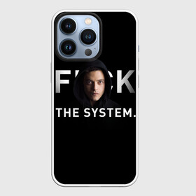 Чехол для iPhone 13 Pro с принтом Fck The System   Mr. Robot в Санкт-Петербурге,  |  | society | system | систему