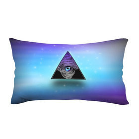 Подушка 3D антистресс с принтом Пирамида / Всевидящее око в Санкт-Петербурге, наволочка — 100% полиэстер, наполнитель — вспененный полистирол | состоит из подушки и наволочки на молнии | 